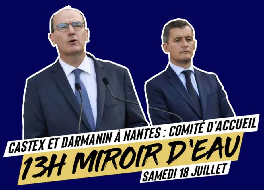 Gouvernement à Nantes : comité d’accueil à 13h, Miroir d’eau