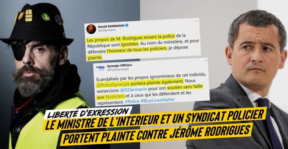 Quand le ministre de l’Intérieur en personne porte plainte contre un Gilet Jaune mutilé par la police