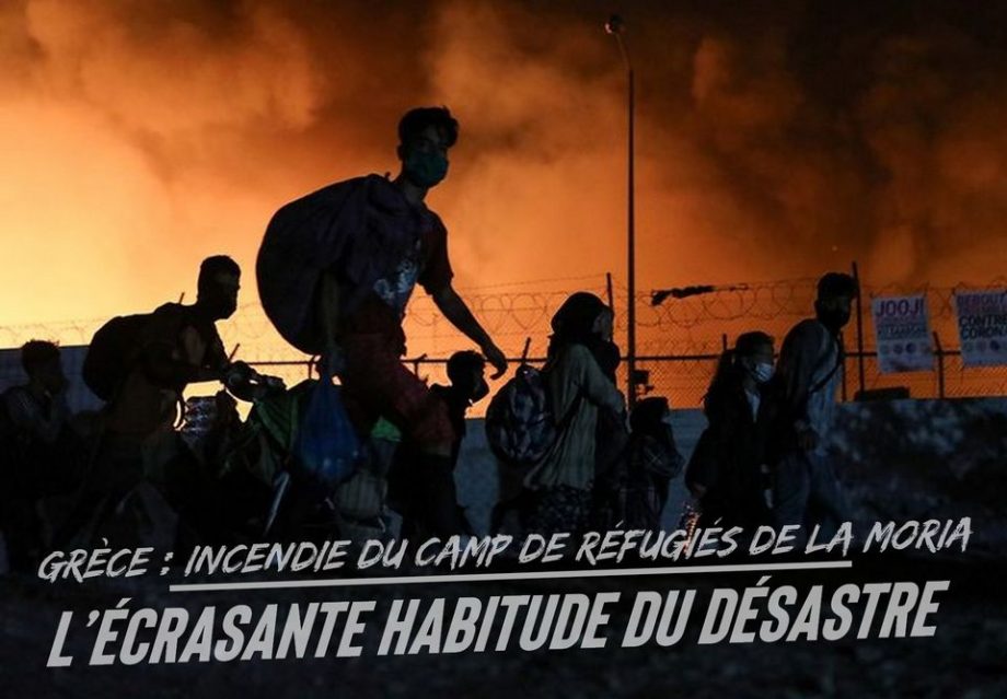 Incendie d’un camp de réfugiés en Grèce : l’écrasante habitude du désastre