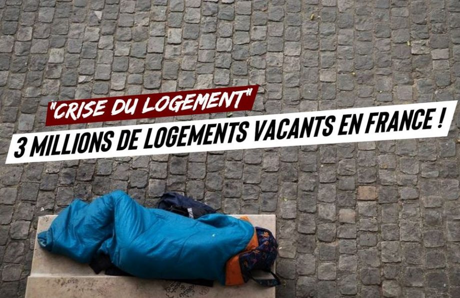 «Crise du logement» : 3 millions de logements vides en France