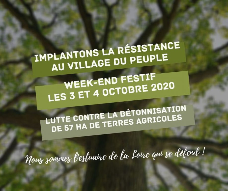 Implantons la résistance au village du peuple de Donges !