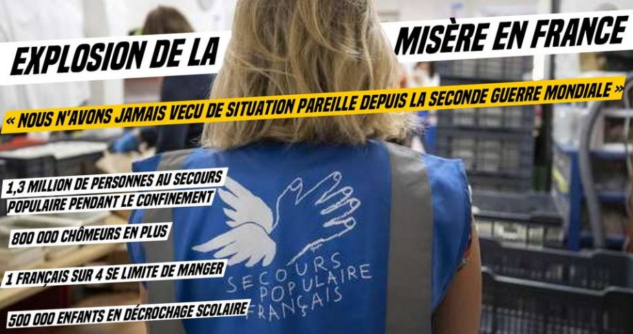 Explosionde la misère en France : « Nous n’avons jamais vécu de situation pareille depuis la seconde guerre mondiale »