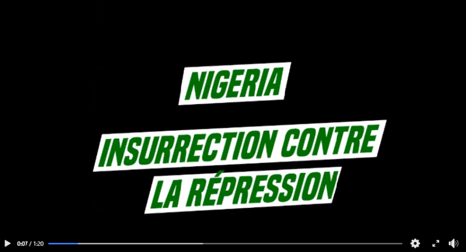 Nigeria : insurrection contre la répression, couvre-feu et tirs à balles réelles