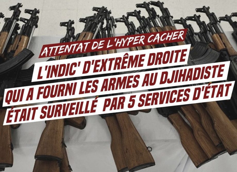 L’indic d’extrême droite qui a fourni les armes du djihadiste était surveillé par 5 services d’État