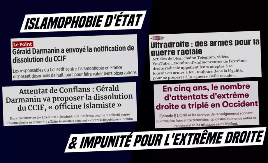 Islamophobie d’État et impunité pour l’extrême droite