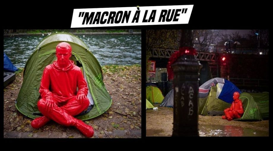 «Emmanuel Macron à la rue»
