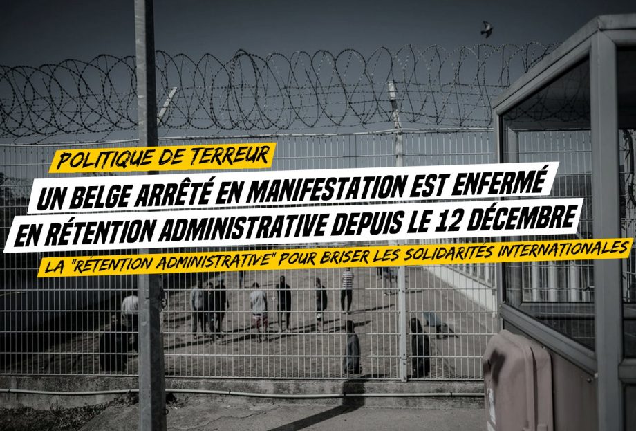 Un manifestant belge arrêté à Paris est en rétention depuis 13 jours
