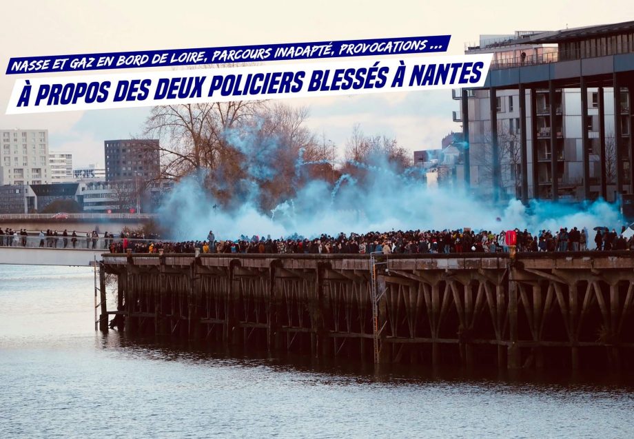À propos des policiers blessés à Nantes