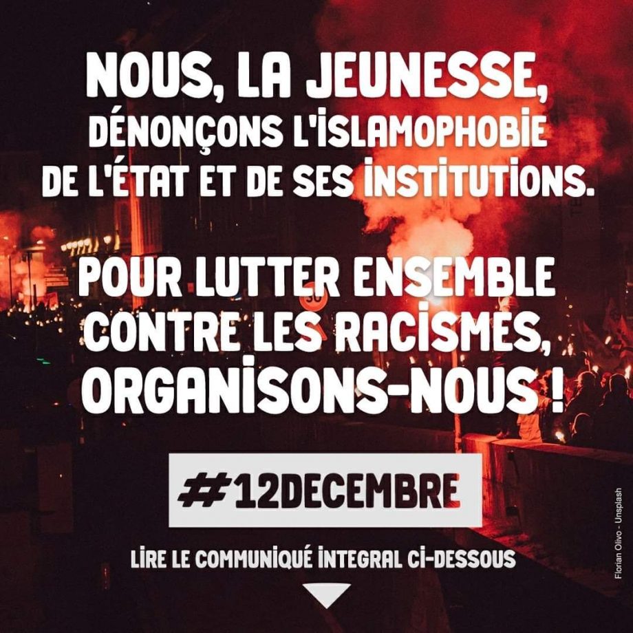 La jeunesse dénonce l’islamophobie