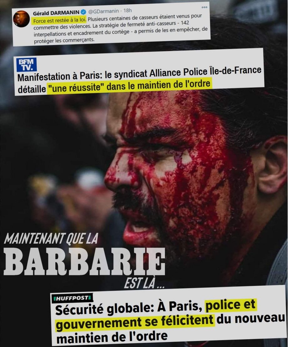 Maintenant que la barbarie est là…