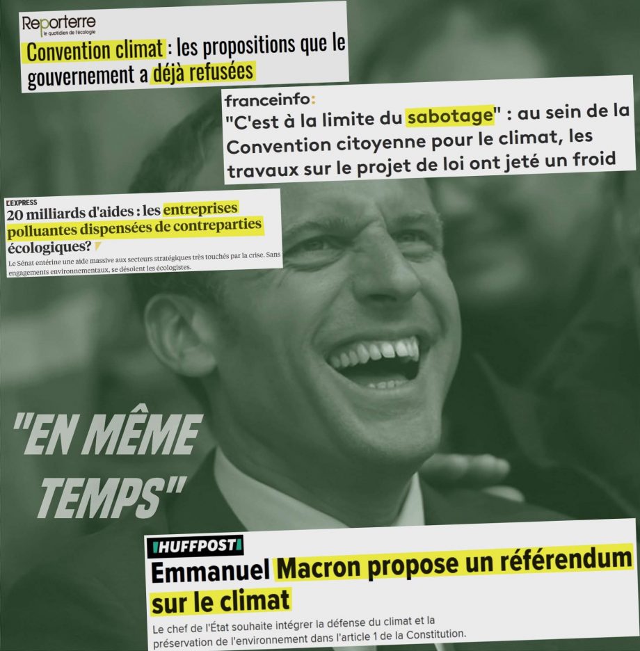 Climat : la dernière arnaque de Macron