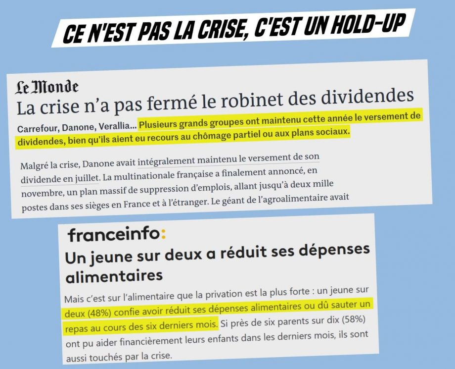 Ce n’est pas la « crise » pour tout le monde