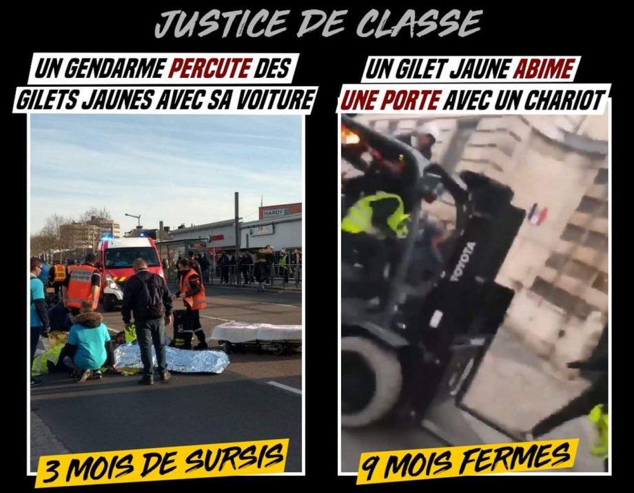 Le gendarme avait percuté des Gilets Jaunes en voiture : peine symbolique à Rouen