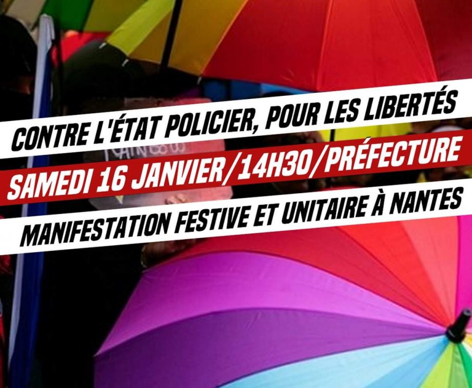 Samedi : manifestation festive et unitaire pour les libertés !