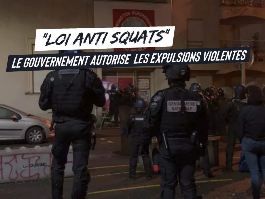 Squats à Nantes : le gouvernement organise une politique d’expulsions violentes et systématiques