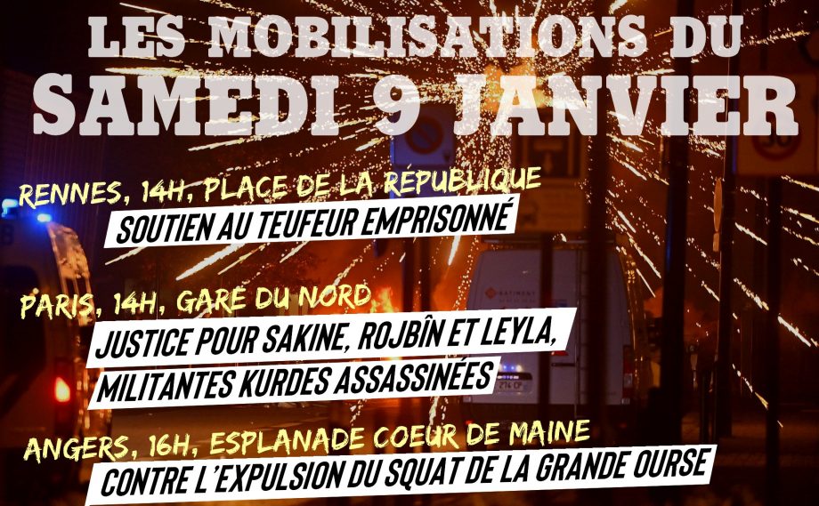 Les mobilisations de samedi