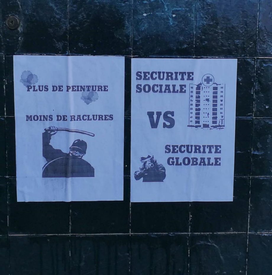 Les murs ont la parole : affiches aperçues dans les rues de Nantes ce samedi