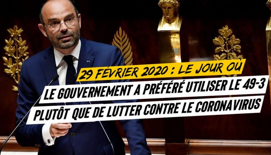 29 février, le jour où le gouvernement a préféré utiliser le 49-3