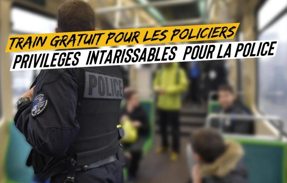 Train gratuit : les privilèges pour les policiers ne tarissent pas