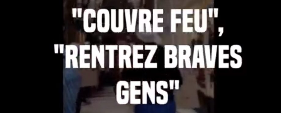 Couvre-feu : des nantais-es tournent en dérision les mesures liberticides