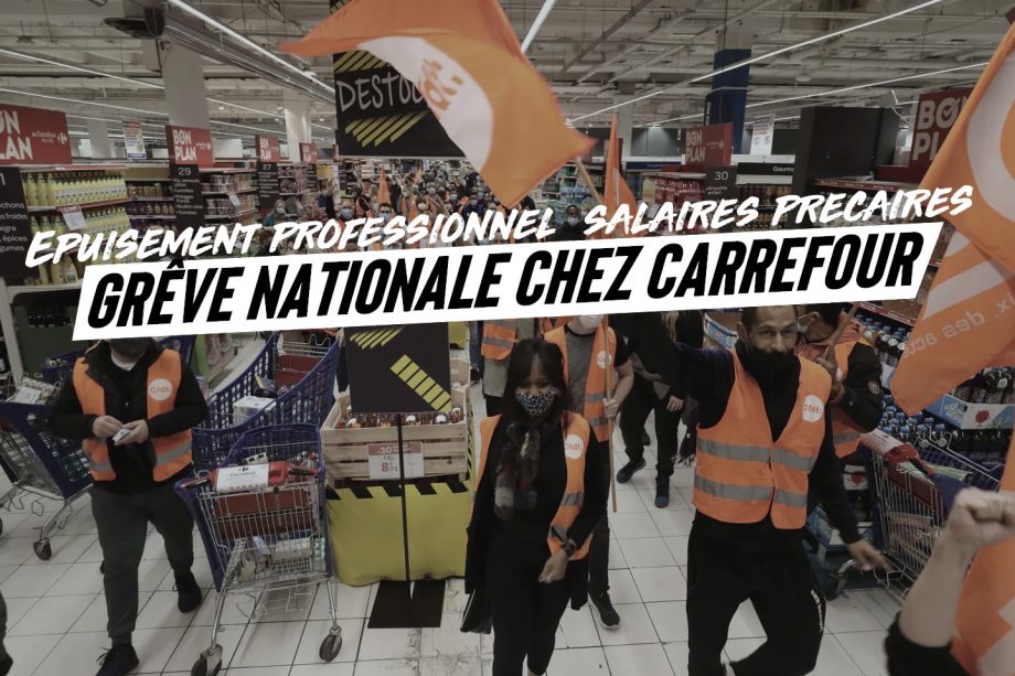 Épuisement professionnel, salaires précaires : grève nationale chez Carrefour