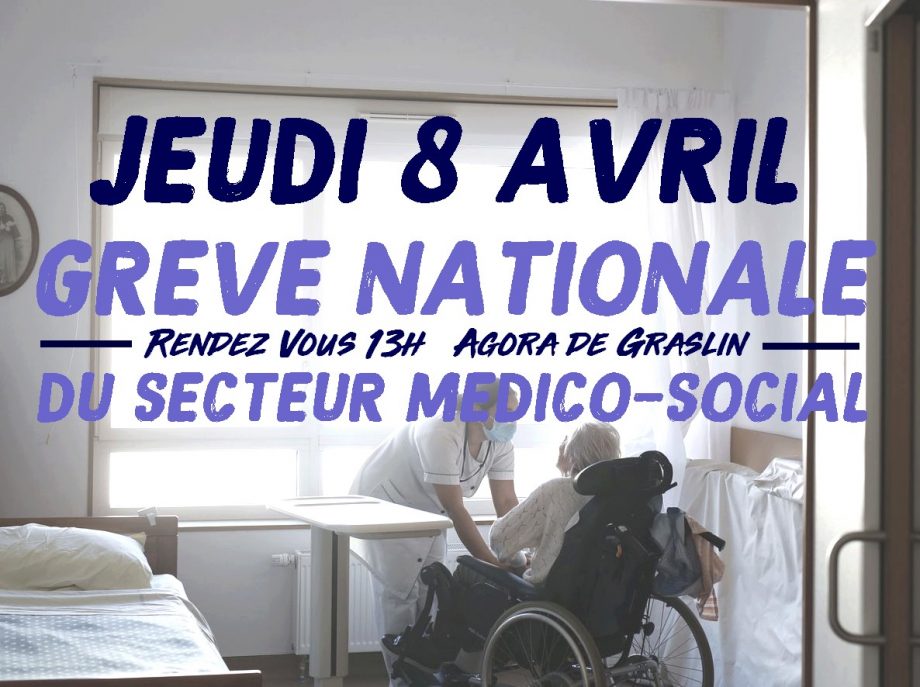 Jeudi 8 avril : mobilisation du secteur médico-social