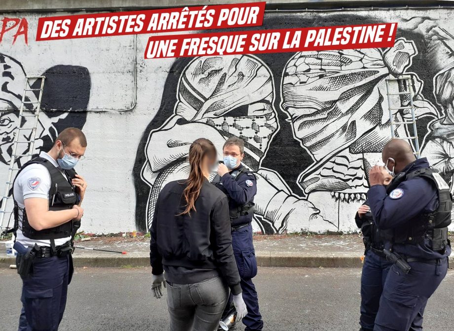 Des artistes arrêtés pour une fresque sur la Palestine !