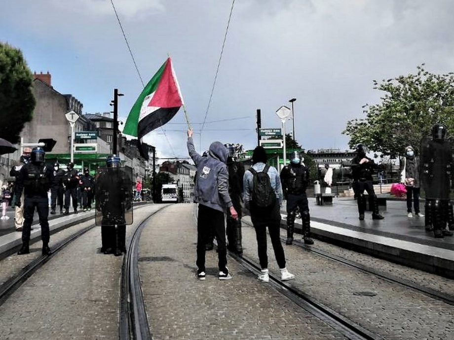 Nantes : 500 personnes marchent pour la Palestine, très fort dispositif répressif