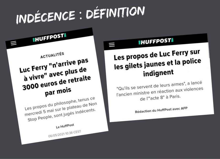 Indécence : définition