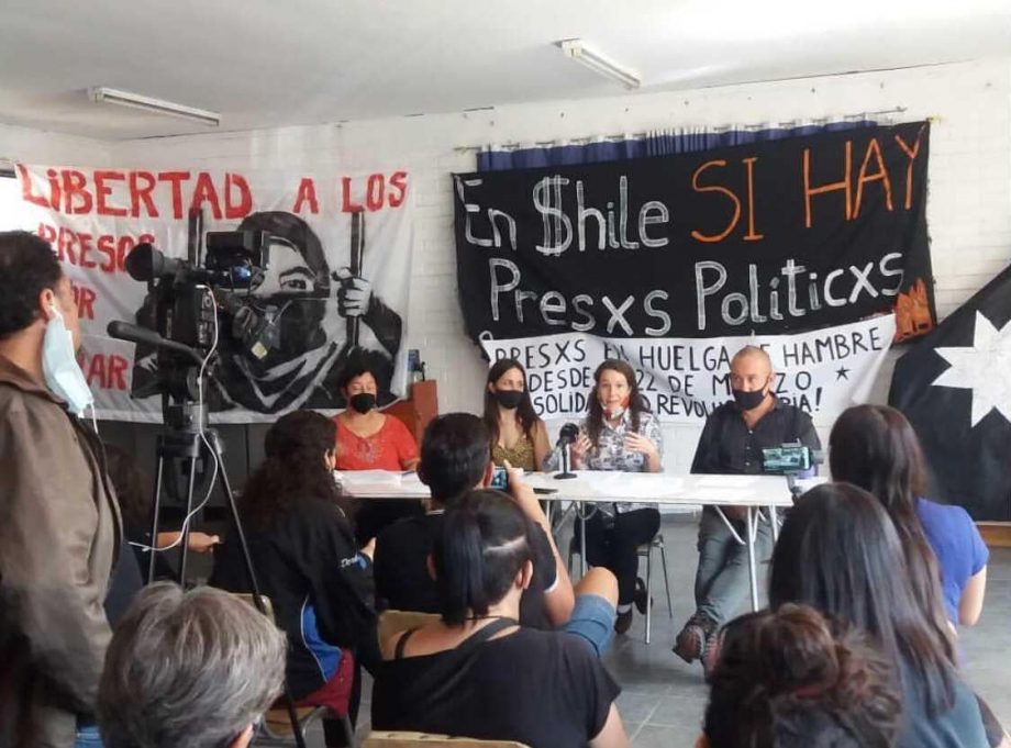 Solidarité internationale – Des prisonniers politiques chiliens en grève de la faim depuis 50 jours