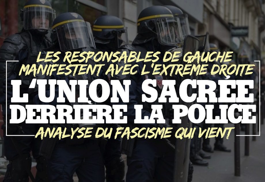 L’union sacrée derrière la police