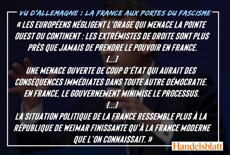 Vu d’Allemagne : la France à la veille du fascisme