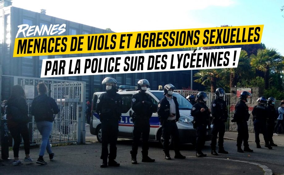 Rennes : la police agresse sexuellement et menace de viols des lycéens