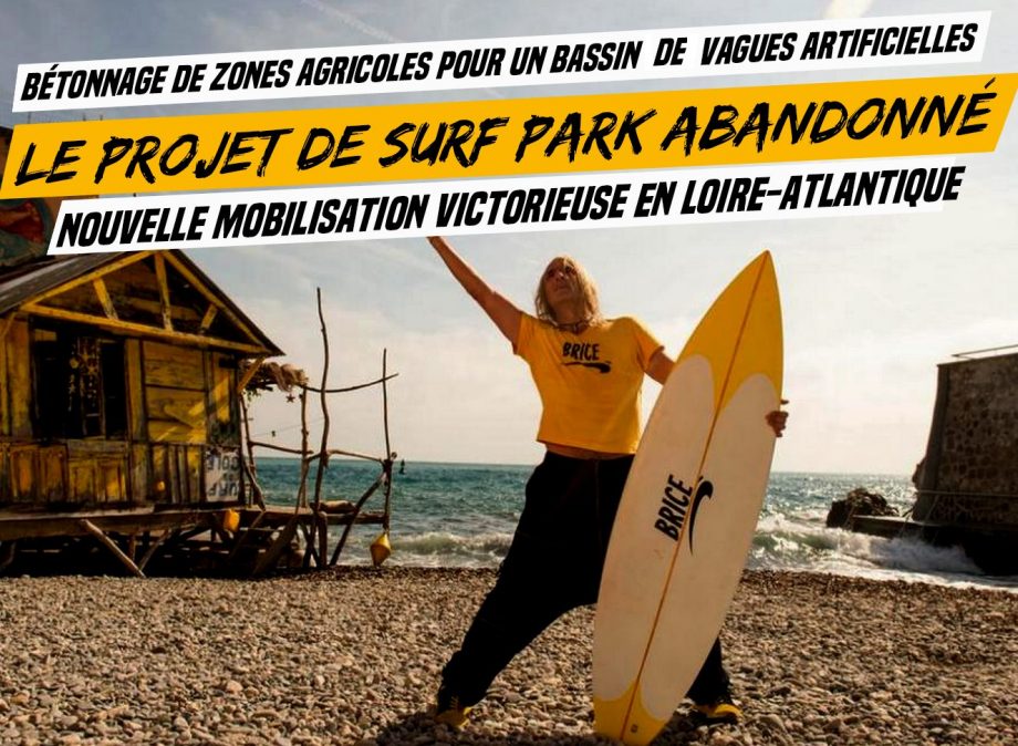Abandon du projet de Surf Park : nouvelle lutte victorieuse en Loire-Atlantique