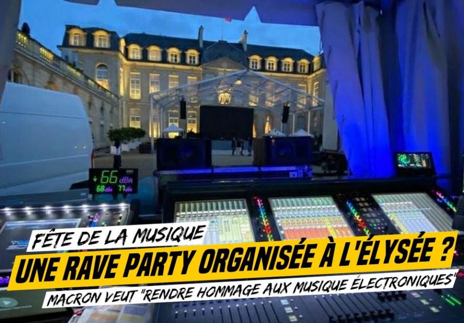 Fête de la musique : une rave party organisée à l’Élysée