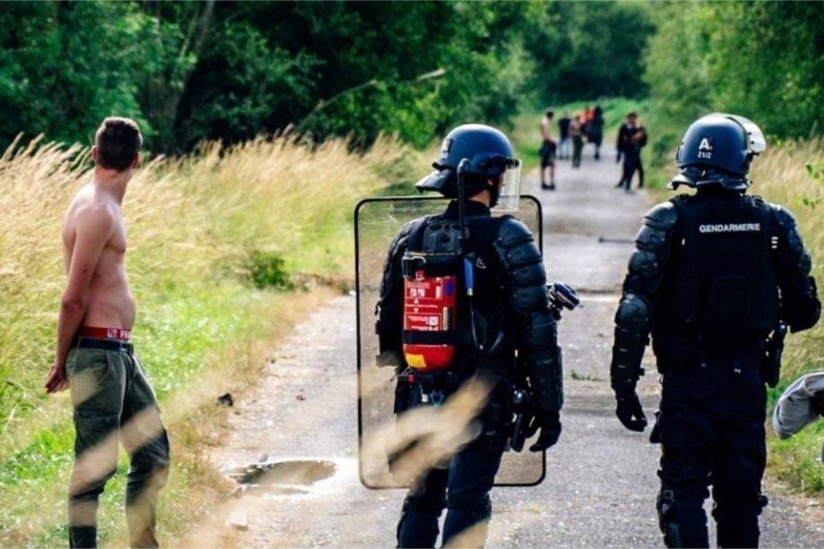 Répression de la free party de Redon : rassemblement et documentation
