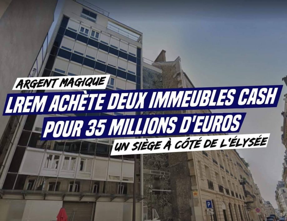 LREM achète un siège pour 35 millions d’euros