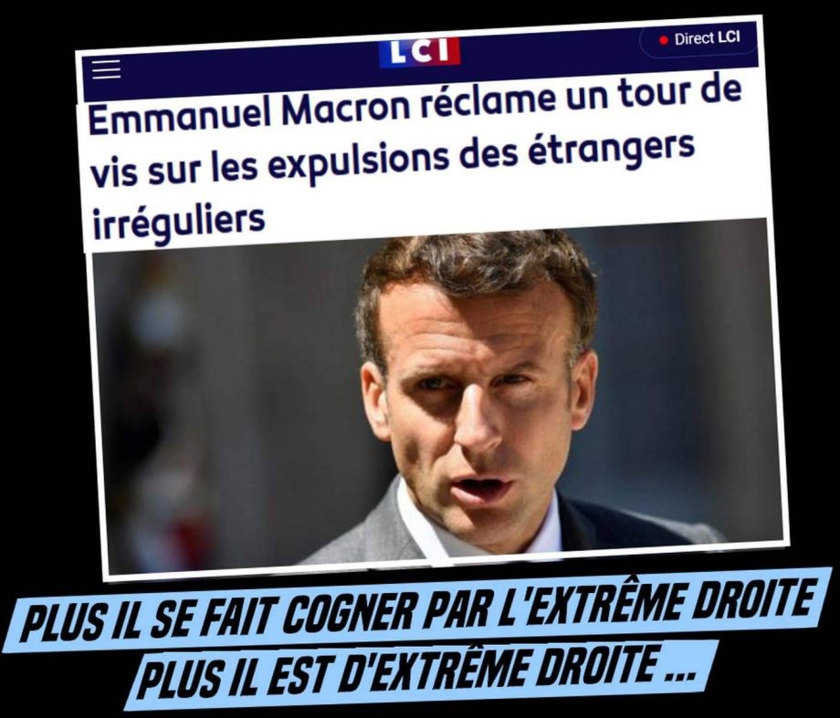 Tête à claque 1er : accélérateur de fascisme