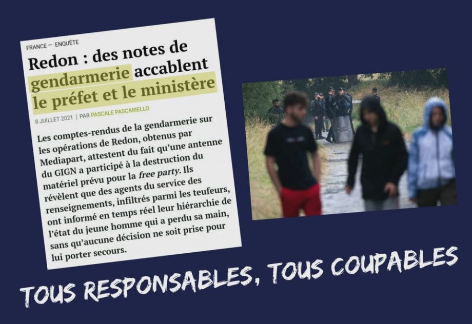 Répression de Redon : gendarmerie, préfecture, ministère de l’intérieur, tous responsables, tous coupables