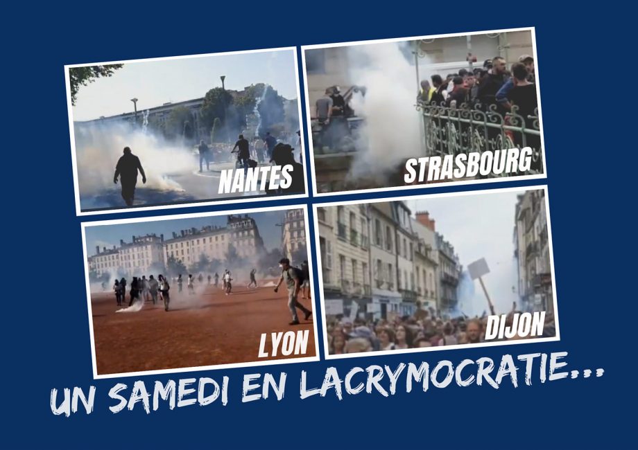 17 Juillet : mobilisation massive, vers un été lacrymogène ?