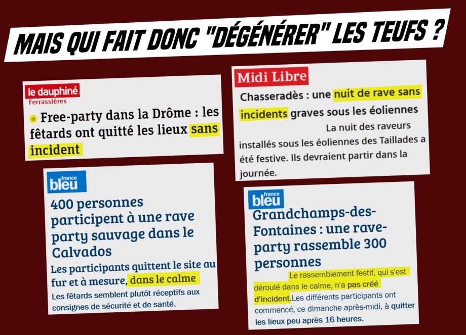 Free party : qui fait «dégénérer» les fêtes ?