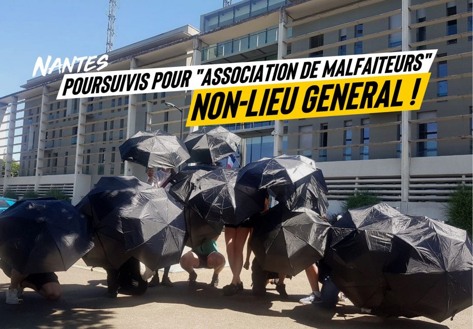 «Association de malfaiteurs» pour des parapluies et un homard : non-lieu général !