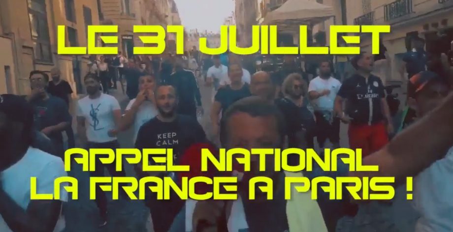31 Juillet : appel à monter sur Paris