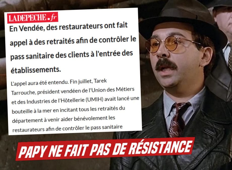 Pass Sanitaire : Papy ne fait pas de résistance