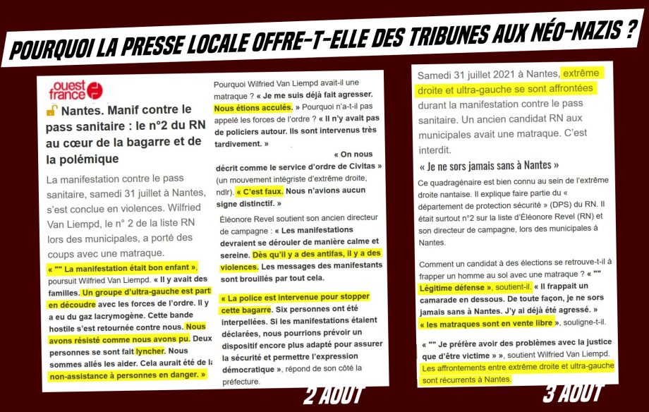 Pourquoi la presse locale offre-t-elle une tribune à un néo-nazi ?