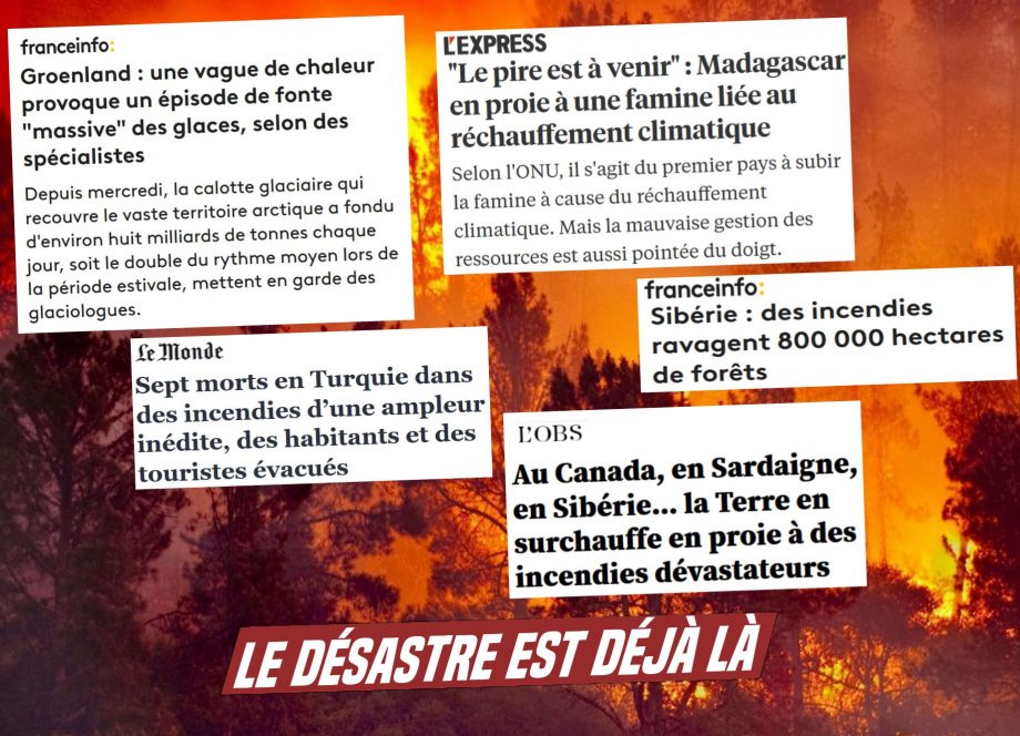 Le désastre est déjà là