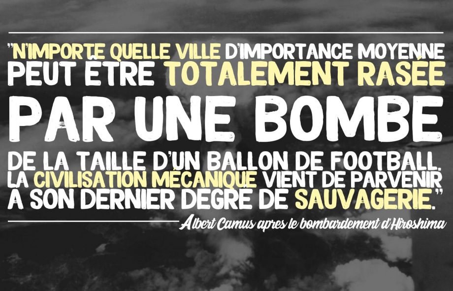 6 août 1945 : «La civilisation vient de parvenir à son dernier degré de sauvagerie»