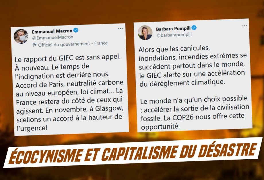 Cynisme et capitalisme du désastre