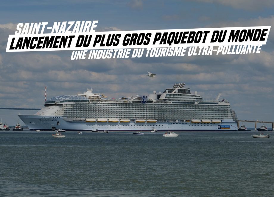 Le plus gros paquebot du monde lancé à Saint-Nazaire