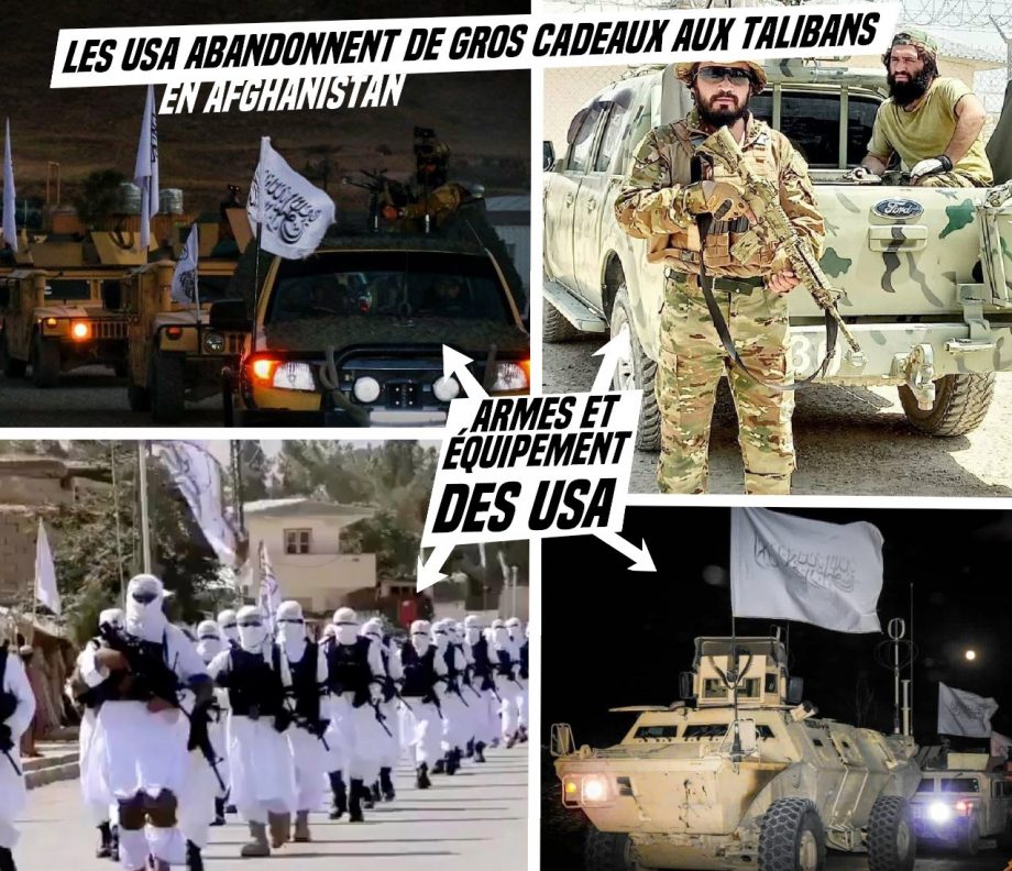 Afghanistan : les USA laissent de très gros cadeaux aux talibans